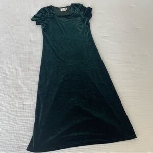 Vintage velvet midi dress